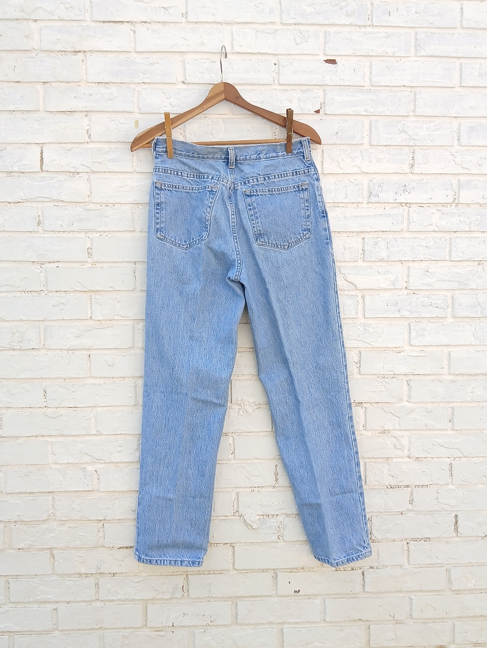 Vintage 90s Lands' End Highrise Jeans Butter Mom Size 6 - Picture 4 of 7
